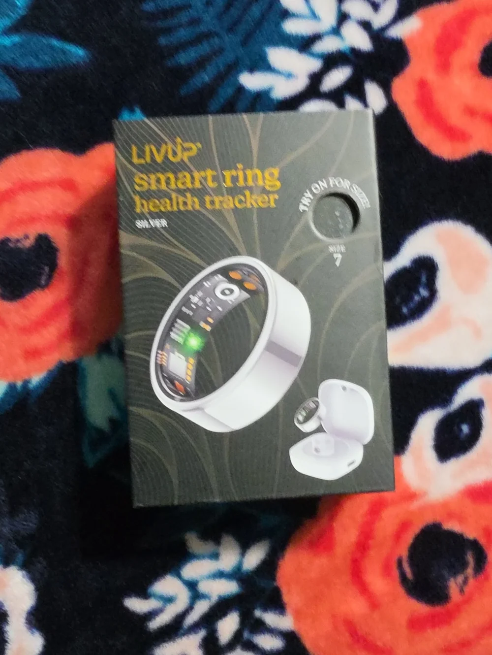 Smart Ring Health Tracker - Silver